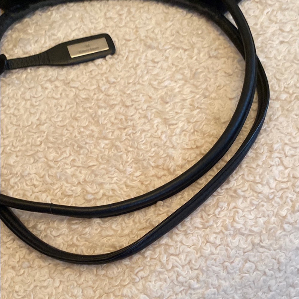 Black Slouchy Shoulder Bag with Rounded Handles - Picture 3 of 5